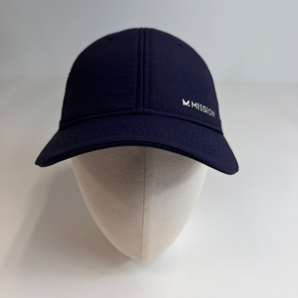 Mission Hat Men Strap Back Classic Solid Logo Mesh Run Gym Hip Hype Core Cap